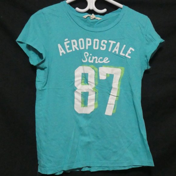 AEROPOSTALE | XL, Extra Large | 100% Cotton | Teal Graphic Tee - Picture 1 of 11